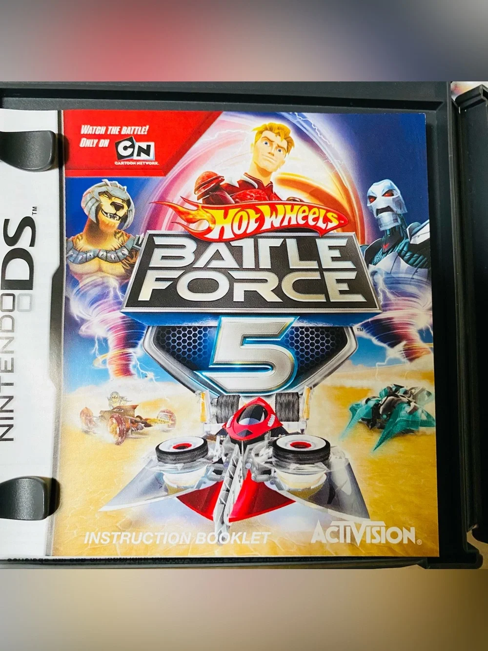 Nintendo Hot Wheels Battle Force 5 DS EUC includes box, game, pamphlet